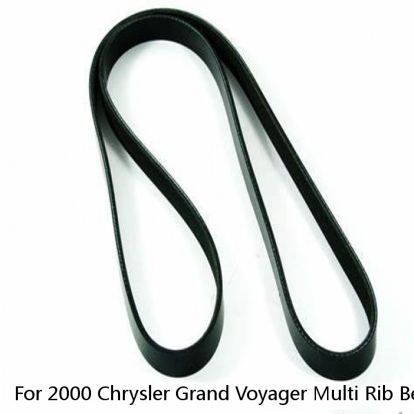 For 2000 Chrysler Grand Voyager Multi Rib Belt AC Delco 51382YP