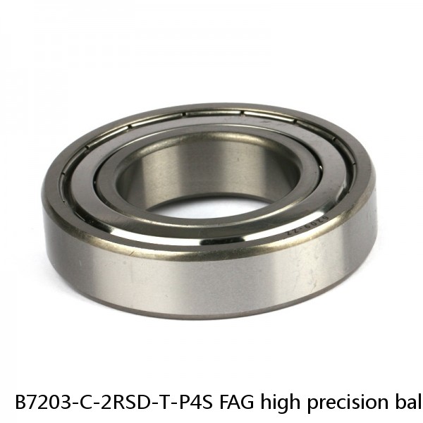 B7203-C-2RSD-T-P4S FAG high precision ball bearings