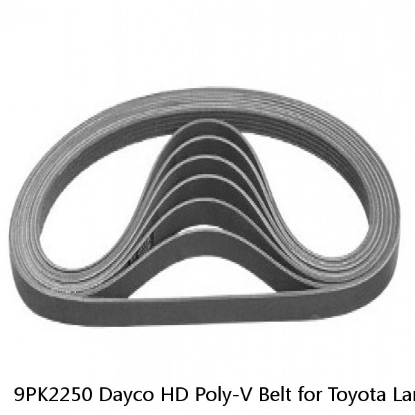 9PK2250 Dayco HD Poly-V Belt for Toyota Landcruiser 70 200 2007-on 4.5L TD VDJ #1 image