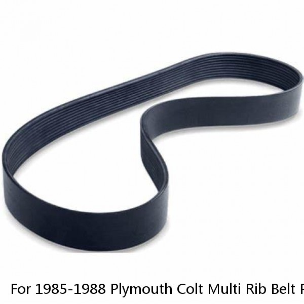 For 1985-1988 Plymouth Colt Multi Rib Belt Power Steering 12685YP 1986 1987 #1 image